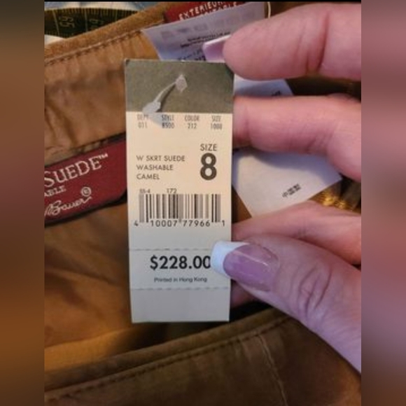 Eddie Bauer leather skirt size 8 bnwt - Picture 10 of 10